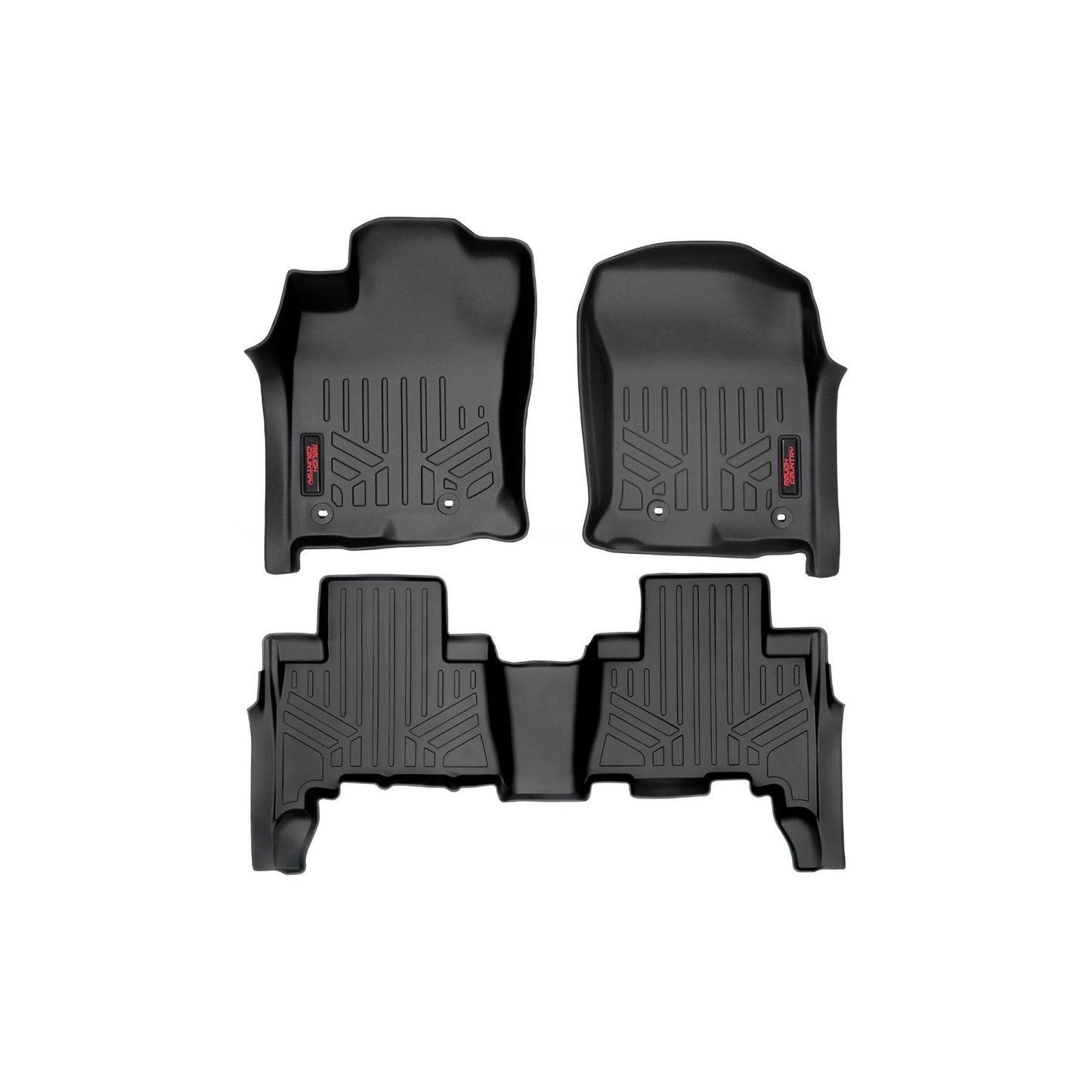 ROUGH COUNTRY Floor Mats | Front and Rear | Toyota 4Runner 2WD/4WD (2013-2024) | M-71313