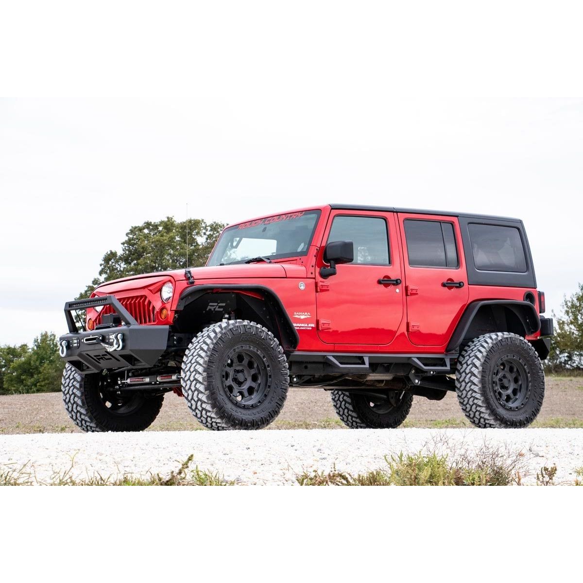 ROUGH COUNTRY Replacement Grille | Angry Eyes | Jeep Wrangler JK/Wrangler Unlimited  (07-18) | 10524