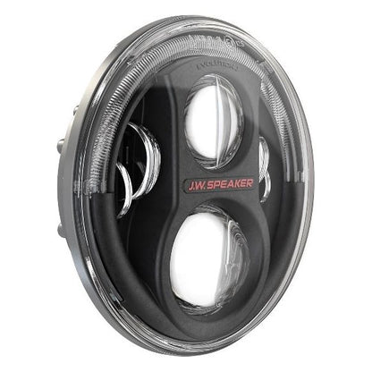 JW Speaker 8700 Evolution J2 Series Dual Burn 7" LED Headlights (Black Bezels) for 2007-2018 JK 554543