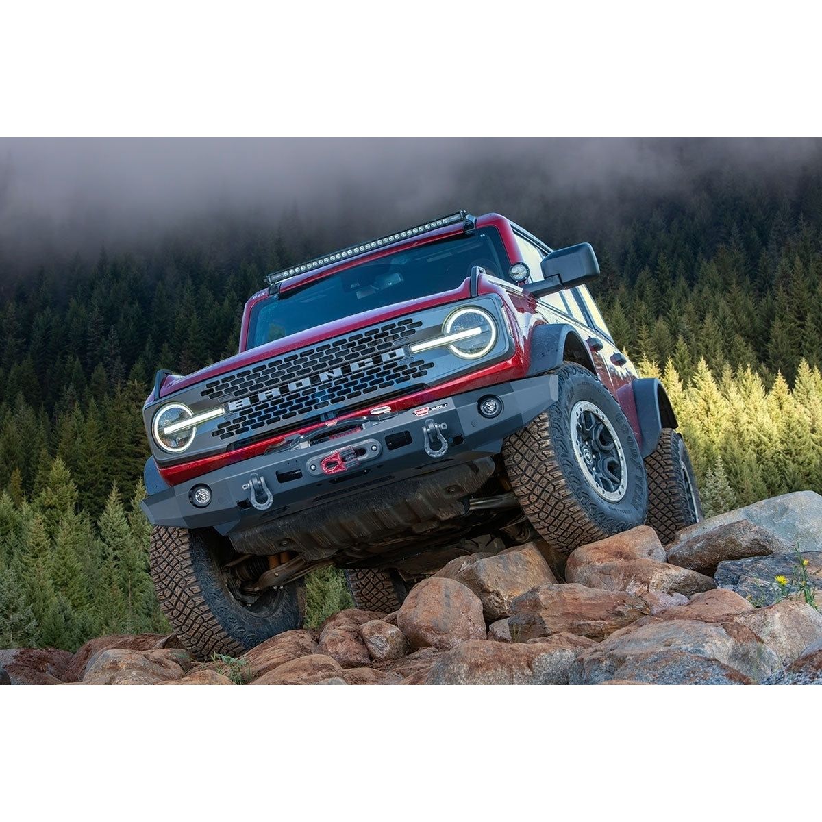 Warn Elite Front Bumper 2021-C Ford Bronco 107870