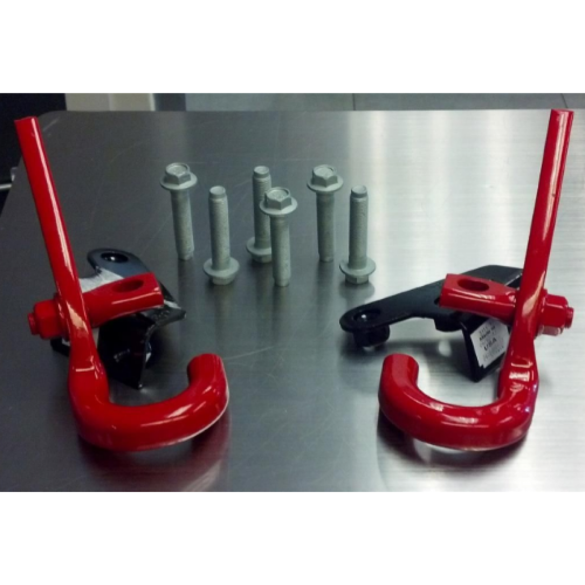 MOPAR 10AREARHOOKKIT Genuine Mopar Tow Hook Rear Red for 2007-18 JK
