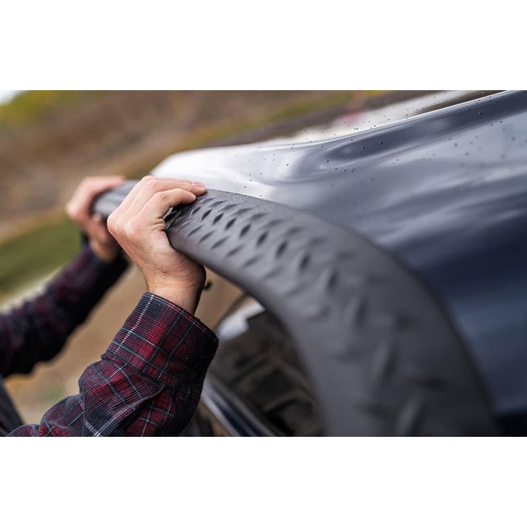 BUSHWACKER | Black Trail Armor Hood Stone Guard For 2007-2018 Jeep Wrangler JK, JK Unlimited Bushwacker | 14062