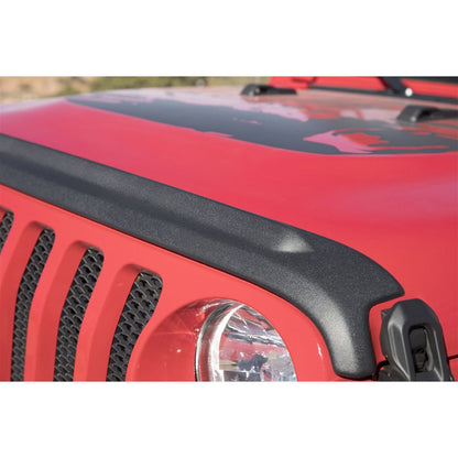 BUSHWACKER | Trail Armor Hood Stone Guard Black Textured Finish, 1-Piece For 2018-2026 Jeep Wrangler JL, 2 And 4-Door Bushwacker | 14094
