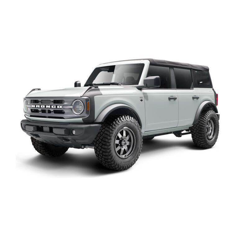 BUSHWACKER | Black Trail Armor Front Corners For 2021-2024 Ford Bronco, Pair Bushwacker | 14124