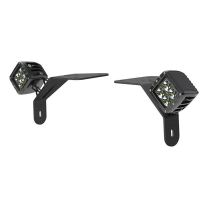 Aries Automotive Windshield LED 2" Cube Lights & Brackets for 2018-C JL - Gladiator JT 1501305