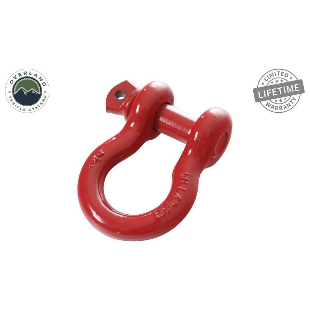 OVERLAND VEHICLE SYSTEMS 19019904 Recovery Shackle 3-4" 4.75 Ton