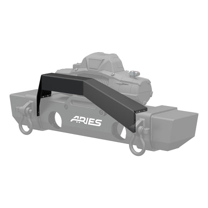 Aries Automotive TrailCrusher Front Bumper Angular Brush Guard (Black) For 18+ Jeep Wrangler JL 4 Door Models 2156050