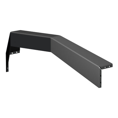 Aries Automotive TrailCrusher Front Bumper Angular Brush Guard (Black) For 18+ Jeep Wrangler JL 4 Door Models 2156050