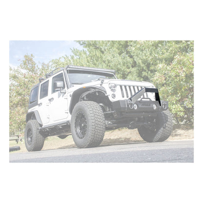 Aries Automotive TrailCrusher Front Bumper Angular Brush Guard (Black) For 18+ Jeep Wrangler JL 4 Door Models 2156050
