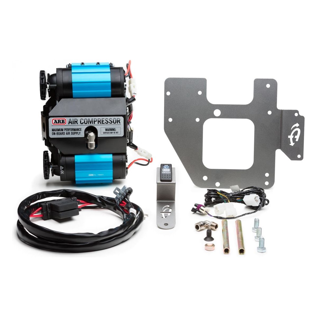 Up Down Air ARB Engine Mount Install Bracket Kit for 2007-2018 JK 22-7810