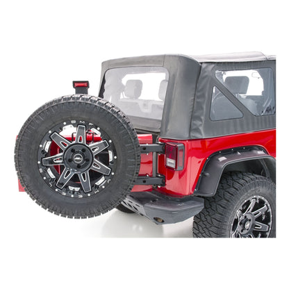 Aries Automotive Heavy-Duty Spare Tire Carrier (Black) for 2007-2018 Jeep Wrangler JK 2563000