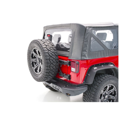 Aries Automotive Heavy-Duty Spare Tire Carrier (Black) for 2007-2018 Jeep Wrangler JK 2563000