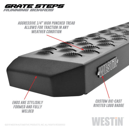 Westin Automotive Grate Steps Running Boards fits 2022-C Ford Bronco 27-74725