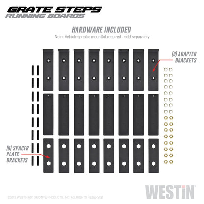 Westin Automotive Grate Steps Running Boards fits 2022-C Ford Bronco 27-74725