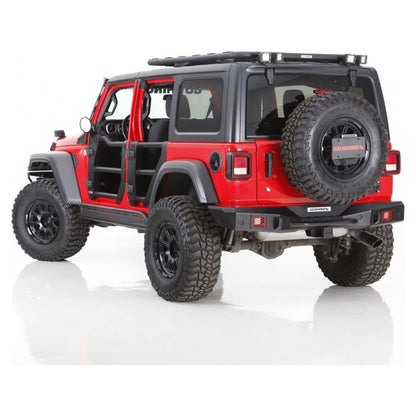 Go Rhino Rockline Low Profile Body Mount Tire Carrier for 2018-C JL 27137T