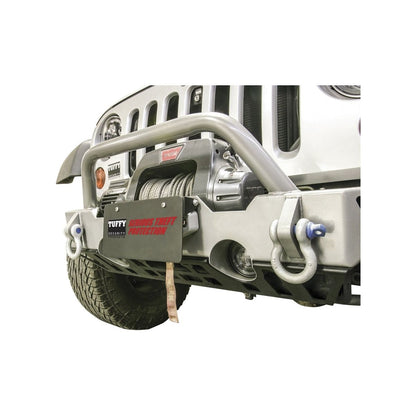 Tuffy Flip-Up License Plate Holder for Winch (Universal Fit) 333-01
