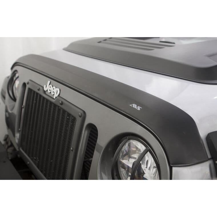 Auto Ventshade Aeroskin Hood Protector (Matte Black) FOR 2018-C JL 2-4 Door Models 377156