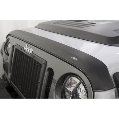 Auto Ventshade Aeroskin Hood Protector (Matte Black) FOR 2018-C JL 2-4 Door Models 377156