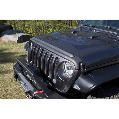 Husky Liners | Aeroskin II Hood Protector Matte Black Low Profile For 2018-2026 Jeep Wrangler JL 2020-2025 Jeep Gladiator Husky Liners | 2830148