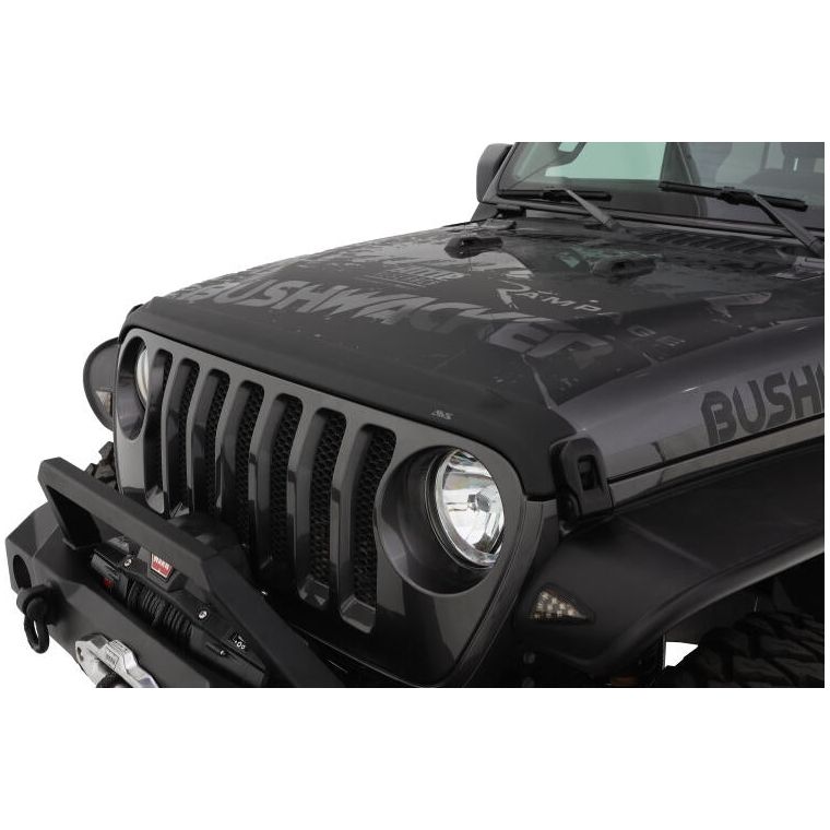 Husky Liners | Aeroskin II Hood Protector Matte Black Low Profile For 2018-2026 Jeep Wrangler JL 2020-2025 Jeep Gladiator Husky Liners | 2830148