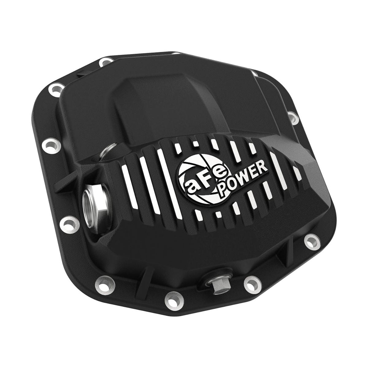 AFE Power Pro Series Front & Rear Differential Covers - Machined Fins w- Gear Oil for 2020-C Gladiator JT 46-7119AB