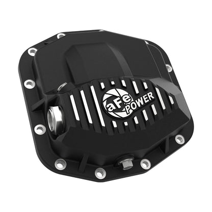 AFE Power Pro Series Front & Rear Differential Covers - Machined Fins w- Gear Oil for 2020-C Gladiator JT 46-7119AB