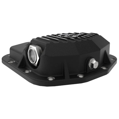 AFE Power Pro Series Front & Rear Differential Covers - Machined Fins w- Gear Oil for 2020-C Gladiator JT 46-7119AB
