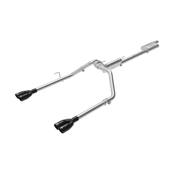 AFE Vulcan Series 3 to 2-1-2in 304 Stainless Steel Cat-Back Exhaust System for 2020-C Gladiator JT 49-38084-B