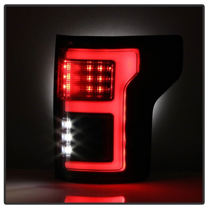 Spyder Automotive Black Fiber Optic LED Tail Lights (Ford F150 2015-2018) 5085313