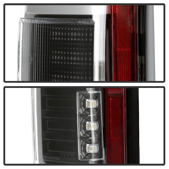 Spyder Automotive Black Fiber Optic LED Tail Lights (Ford F150 2015-2018) 5085313