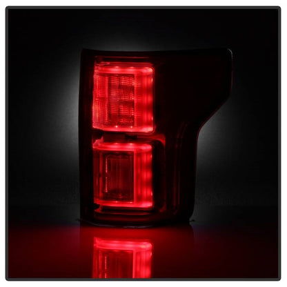 Spyder Auto LED Tail Lights Red-Clear ( Ford F-150 2018-C) 5085764