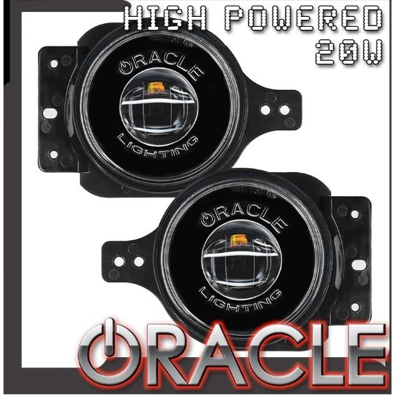 ORACLE Lighting High Performance 20W LED Fog Lights (Blue) for 2018-C JL - Gladiator JT Sport 5847-002