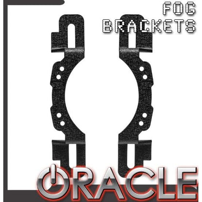 ORACLE Lighting LED Fog Light Adapter Brackets for 2013-C Steel Bumper Wrangler  JK - JL - JT 5857-504
