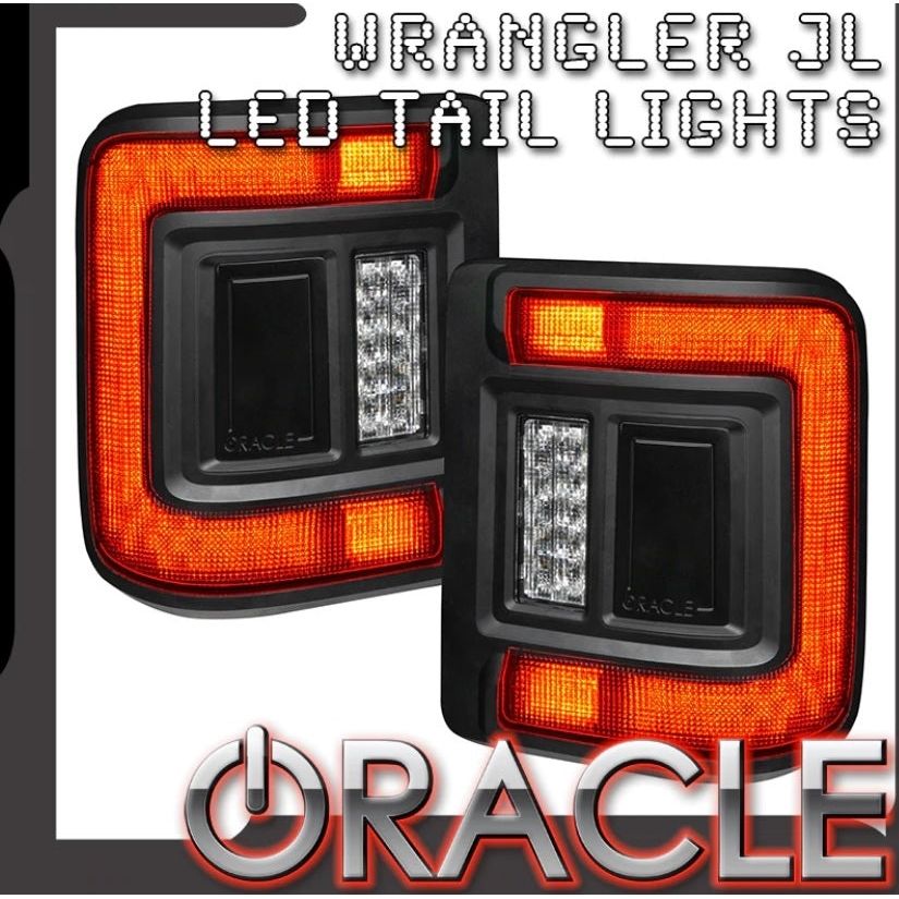ORACLE Lighting Flush Mount LED Tail Lights for 2018-2025 Jeep Wrangler JL