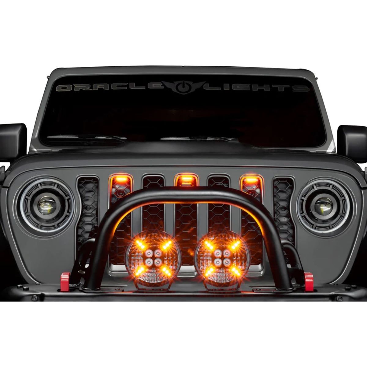 ORACLE LIGHTING 5889-005-C Oracle 5889-005-C Universal Pre-Runner Style LED Grill Light Kit