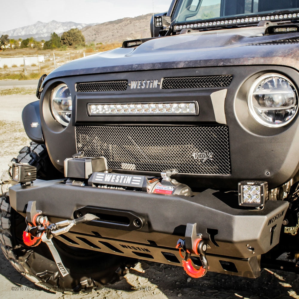 Westin Automotive WJ2 Stubby Front Bumper for 2018-C JL - Gladiator JT 59-80065
