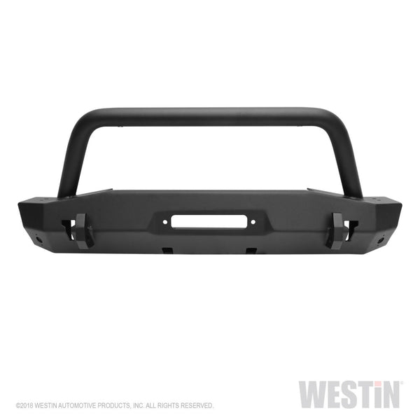 WESTIN AUTOMOTIVE | WJ2 Stubby Front Bumper w/Bull Bar  Jeep  Wrangler JL 2018-2024  Gladiator 2020-2024  Textured Black | 59-80075
