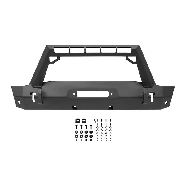 WESTIN AUTOMOTIVE | WJ2 Stubby Front Bumper w/LED Light Bar Mount  Jeep  Wrangler JL 2018-2024  Gladiator 2020-2024 | 59-80085