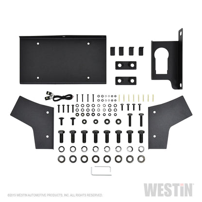Westin WJ2 Rear Bumper with Sensors (Black) for 2018-C JL 59-82045