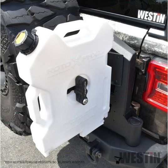 WESTIN AUTOMOTIVE | RotoPax Mount  Jeep  Wrangler JK 2007-2018  Wrangler JL 2018-2024  Textured Black | 59-89025