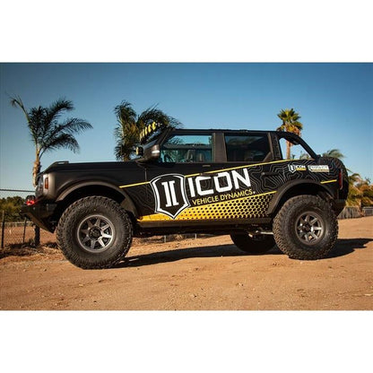 ICON VEHICLE DYNAMICS | 2021-2023 Ford Bronco Hose Routing Kit For Tubular Rear Link 1.75 Inch Diameter Icon Vehicle Dynamics | 611074