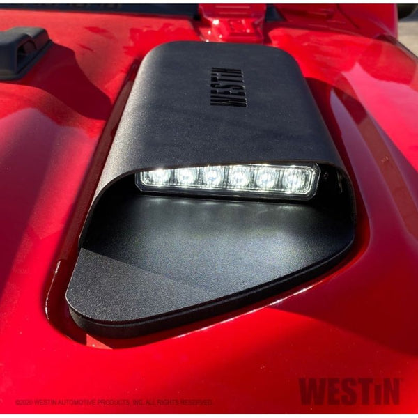 WESTIN AUTOMOTIVE | LED Hood Scoops  Jeep  Wrangler JL 2dr/Wrangler JL Unlimited 4dr 2018-2024 | 62-41115