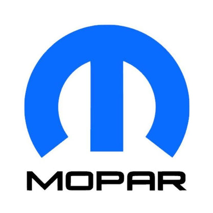 Mopar All-Weather Front & Rear Floor Liner Set (Black logo) for 2018+ Jeep Wrangler JLU 4 Door Models 6BP46TX7AE