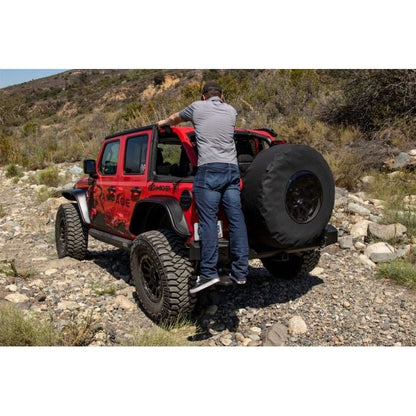 AMP Research Bedstep Retractable Bumper Step for 18 Jeep Wrangler JL 75321-01A