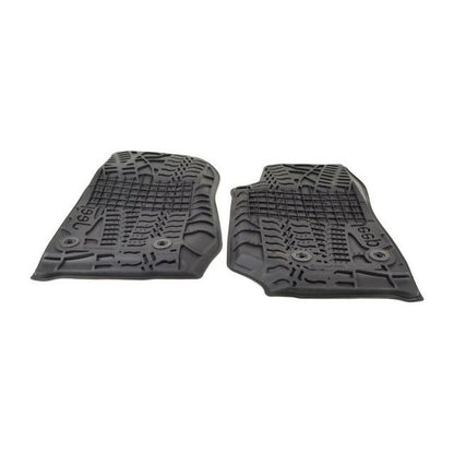 Mopar Front All Weather Slush Mats for 2014-2018 JK 2 Door Models 82213861