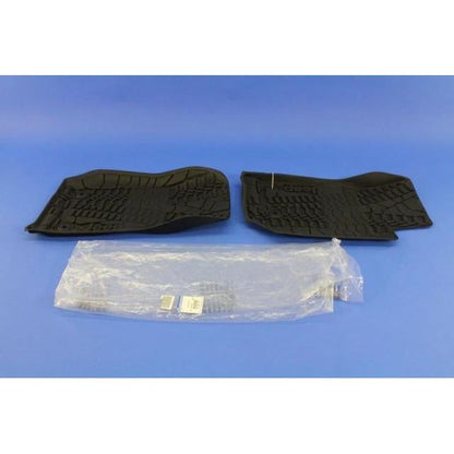 Mopar Front All Weather Slush Mats for 2014-2018 JK 2 Door Models 82213861