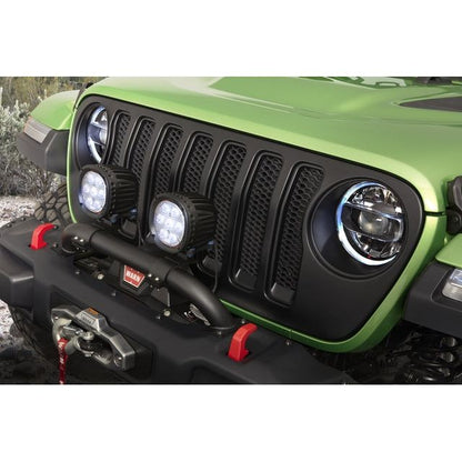Mopar Satin Black Grille for 18-C Jeep Wrangler JL 82215114