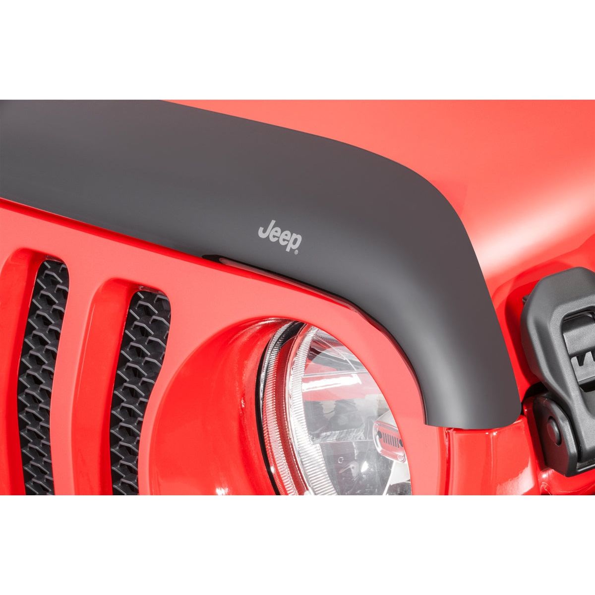 Mopar Front Air Deflector (Smoked)  for 2018-C Jeep Wrangler JL and Gladiator JT 82215367AB