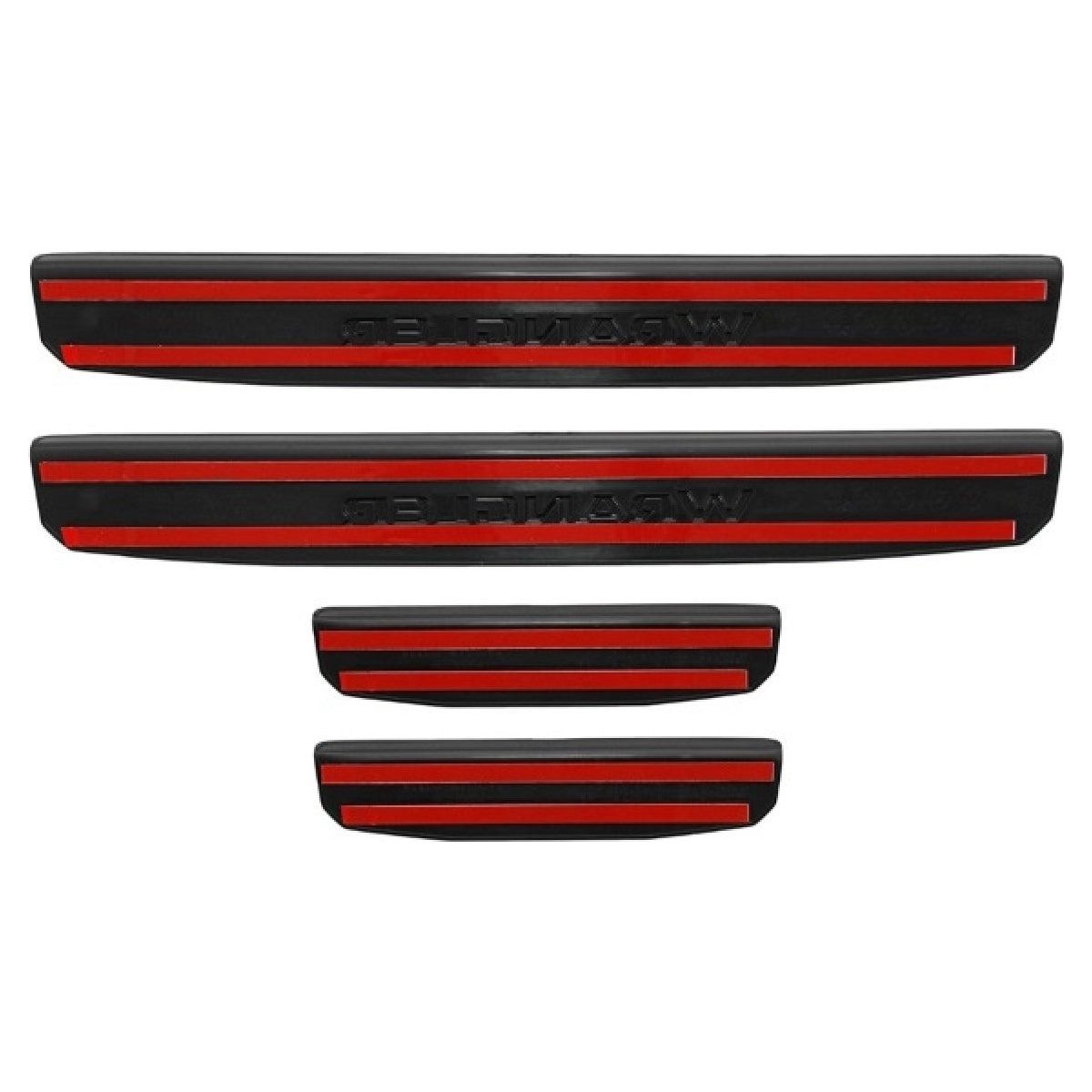 Mopar Door Sill Guards 4 Door Black for 2018-C JL 82215394