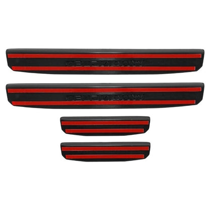 Mopar Door Sill Guards 4 Door Black for 2018-C JL 82215394
